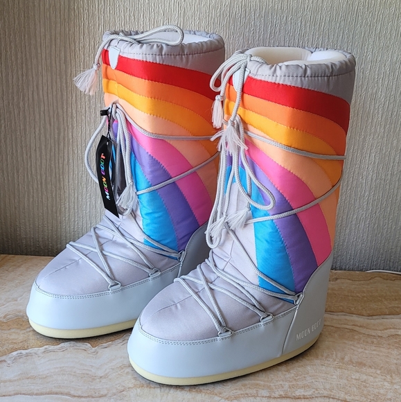 Moon Boot Icon Rainbow Snow Boots - Picture 12 of 16